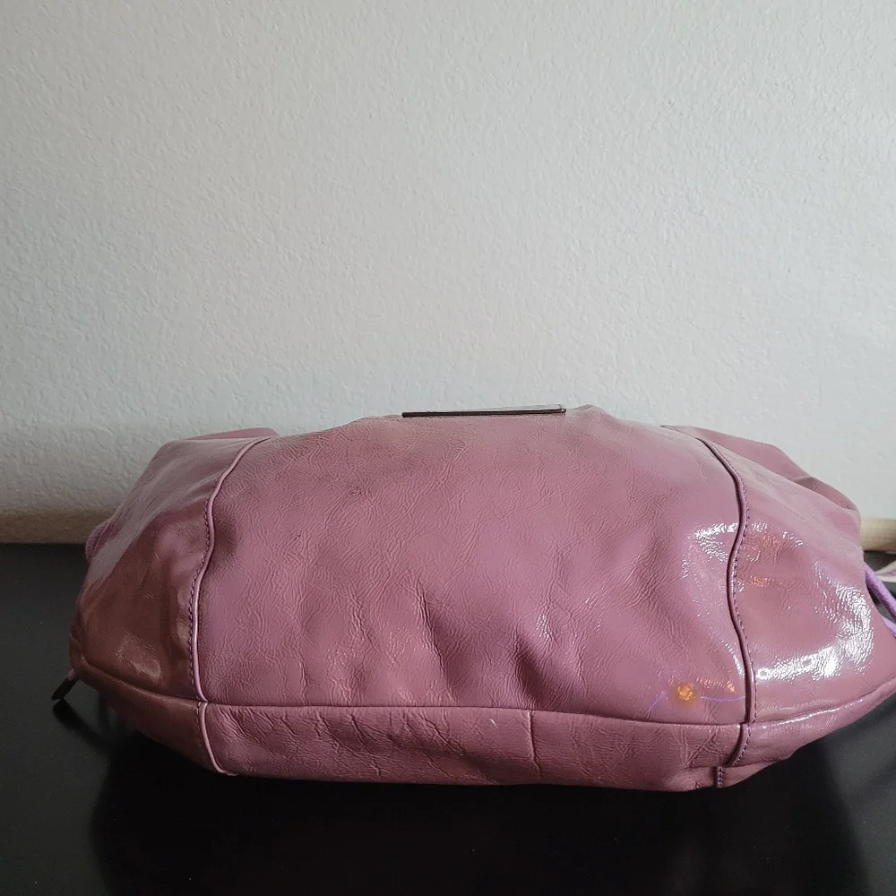 Coach Poppy Patent Leather Jazzy Convertible Shoulder Bag/ Crossbody Bag - Picture 13 of 16